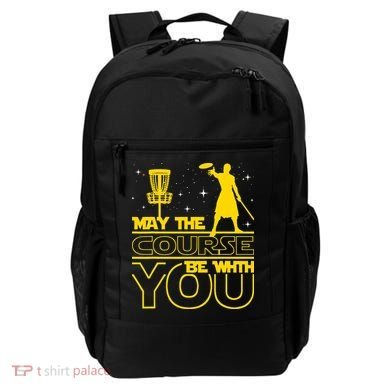 May The Course Be With You - Disc Golf Player Disc Golfer Backpack
