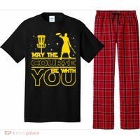 May The Course Be With You - Disc Golf Player Disc Golfer Pajama Set thumb 0