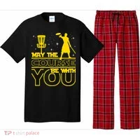 May The Course Be With You - Disc Golf Player Disc Golfer Pajama Set thumb 0