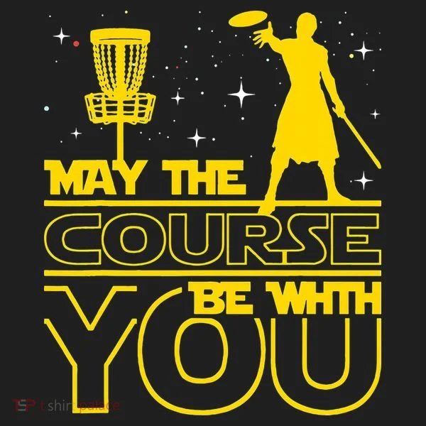 May The Course Be With You - Disc Golf Player Disc Golfer Hat