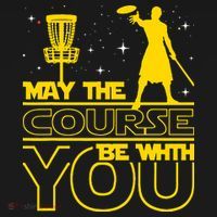 May The Course Be With You - Disc Golf Player Disc Golfer Toddler Hoodie thumb 2