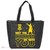 May The Course Be With You - Disc Golf Player Disc Golfer Tote Bag thumb 0
