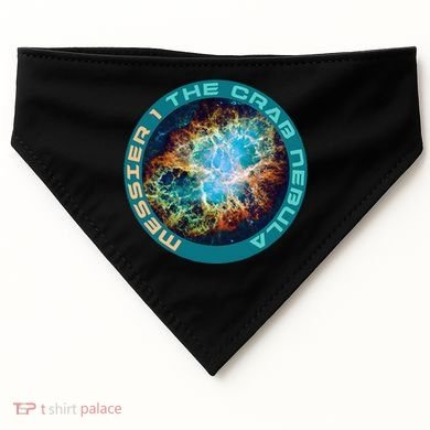 M1 The Crab Nebula Messier Object 1 Astronomy For Astronaut USA-Made Doggie Bandana