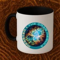 M1 The Crab Nebula Messier Object 1 Astronomy For Astronaut Coffee Mug thumb 2