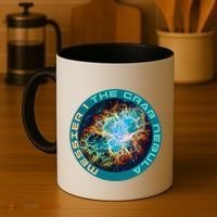 M1 The Crab Nebula Messier Object 1 Astronomy For Astronaut Coffee Mug thumb 4