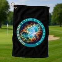 M1 The Crab Nebula Messier Object 1 Astronomy For Astronaut Golf Towel thumb 1