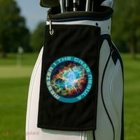 M1 The Crab Nebula Messier Object 1 Astronomy For Astronaut Golf Towel thumb 2