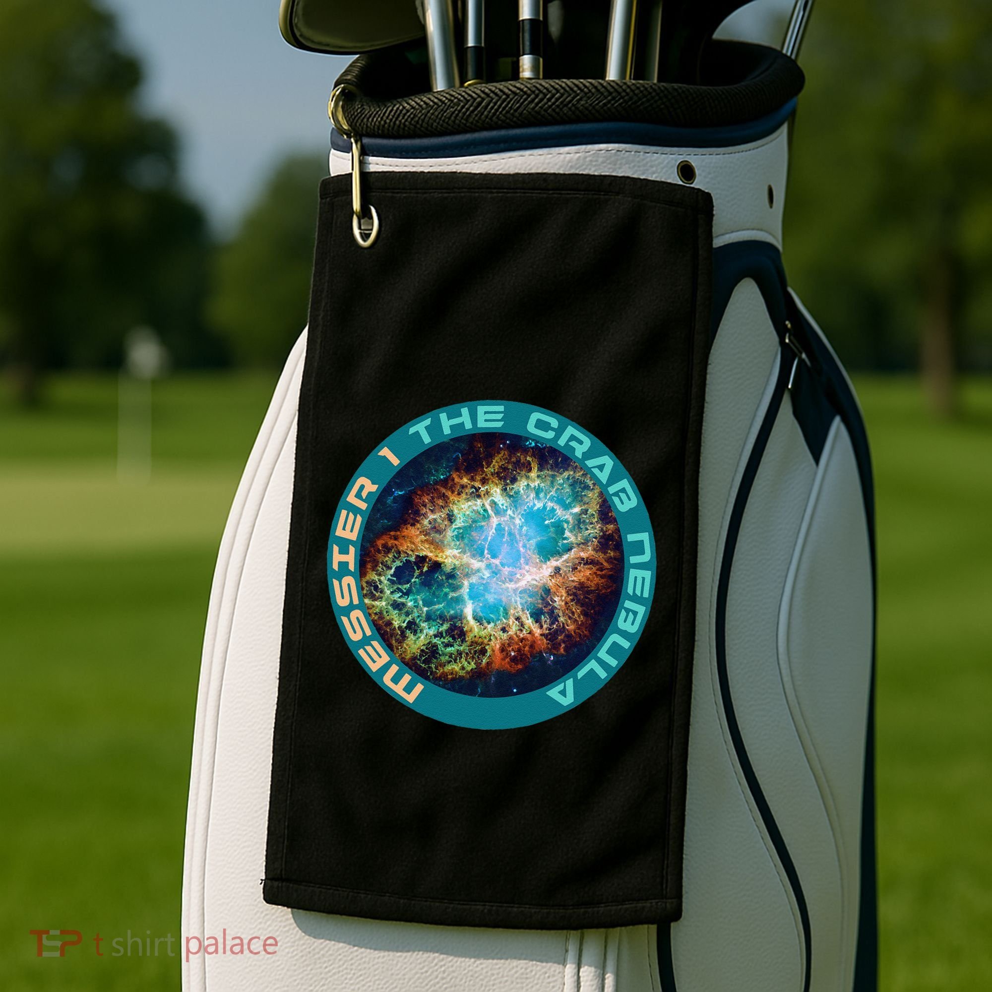 M1 The Crab Nebula Messier Object 1 Astronomy For Astronaut Golf Towel