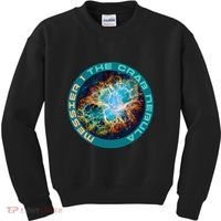 M1 The Crab Nebula Messier Object 1 Astronomy For Astronaut Kids Sweatshirt thumb 0