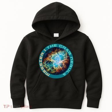 M1 The Crab Nebula Messier Object 1 Astronomy For Astronaut Kids Hoodie