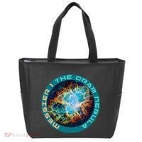 M1 The Crab Nebula Messier Object 1 Astronomy For Astronaut Tote Bag thumb 0