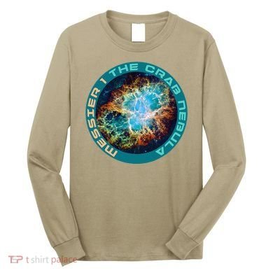 M1 The Crab Nebula Messier Object 1 Astronomy For Astronaut Long Sleeve Shirt