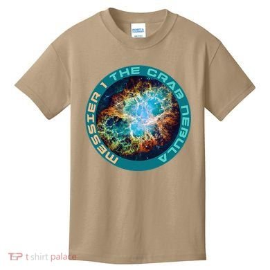 M1 The Crab Nebula Messier Object 1 Astronomy For Astronaut Kids T-Shirt