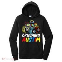 Monster Truck Crushing Austim Shirt Autism Awareness Women's Hoodie thumb 0