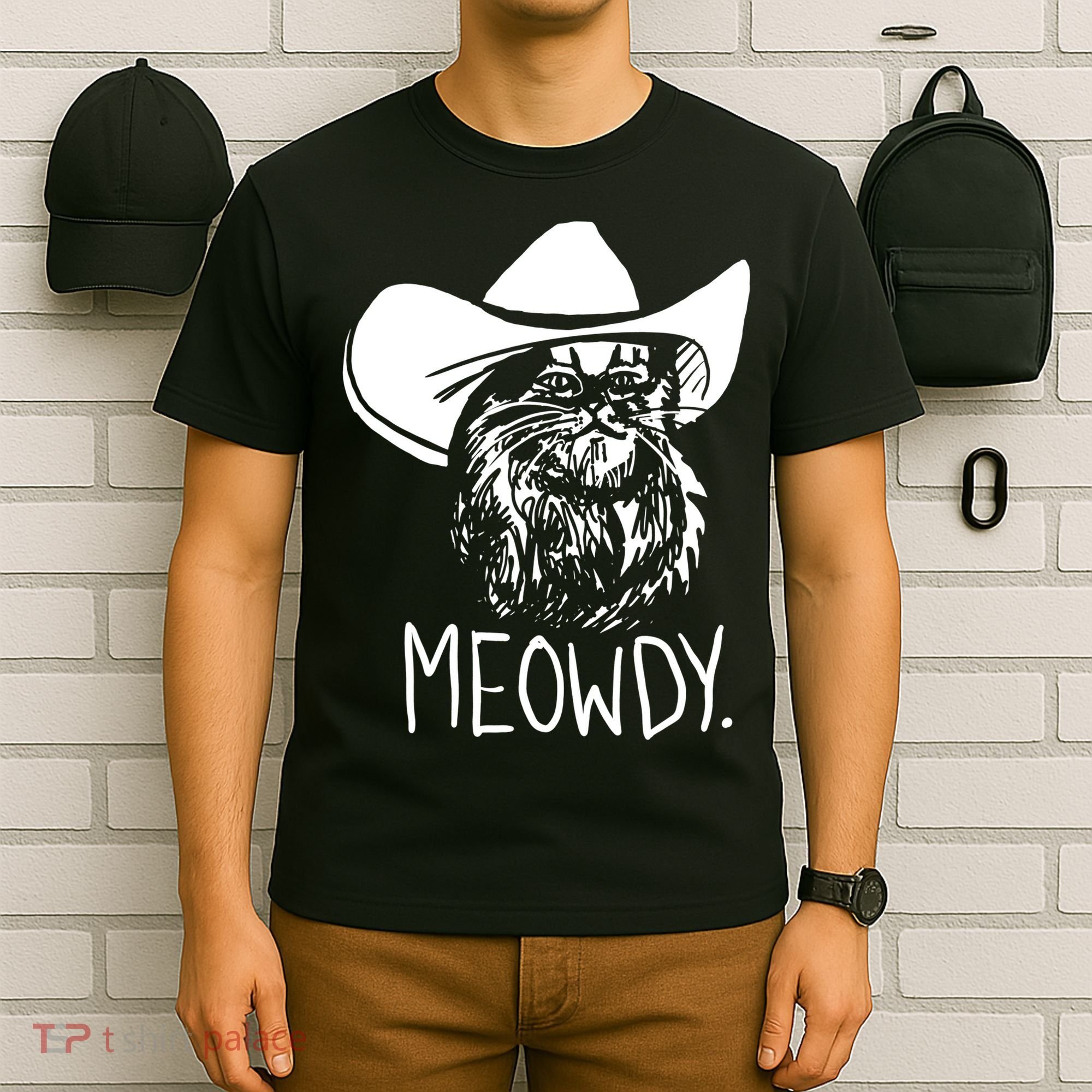Meowdy Texas Cat Meme TShirt T-Shirt