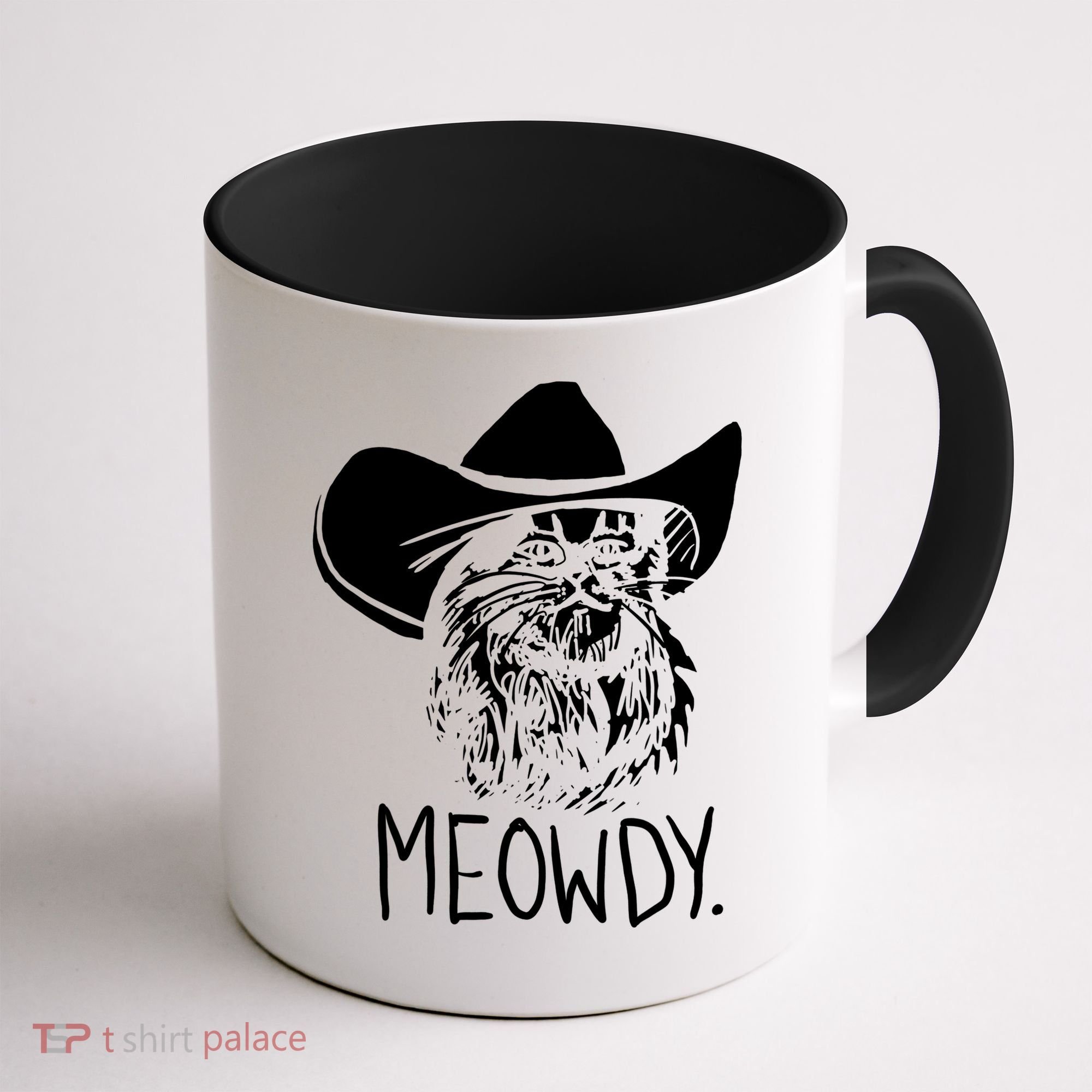 Meowdy Texas Cat Meme TShirt Coffee Mug