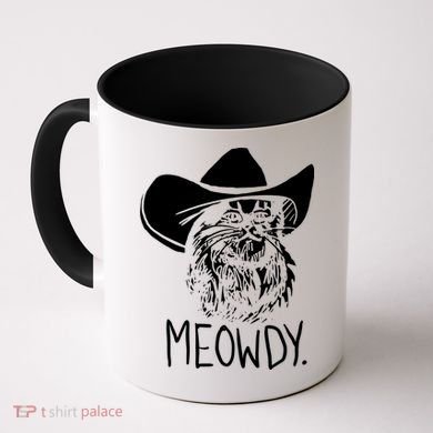 Meowdy Texas Cat Meme TShirt Coffee Mug