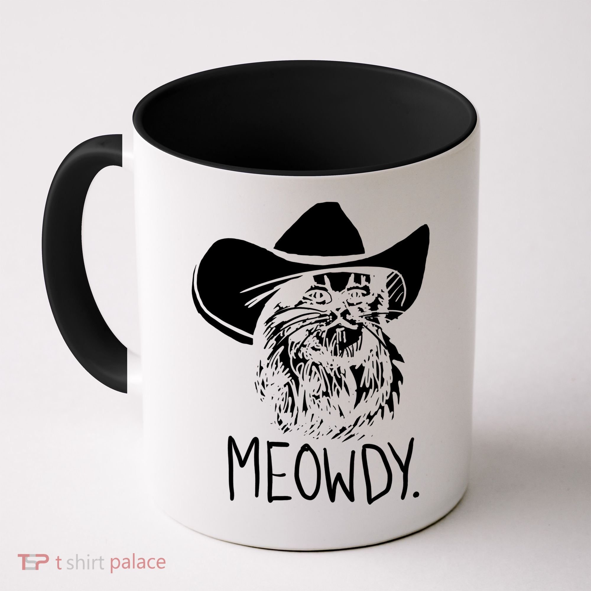 Meowdy Texas Cat Meme TShirt Coffee Mug