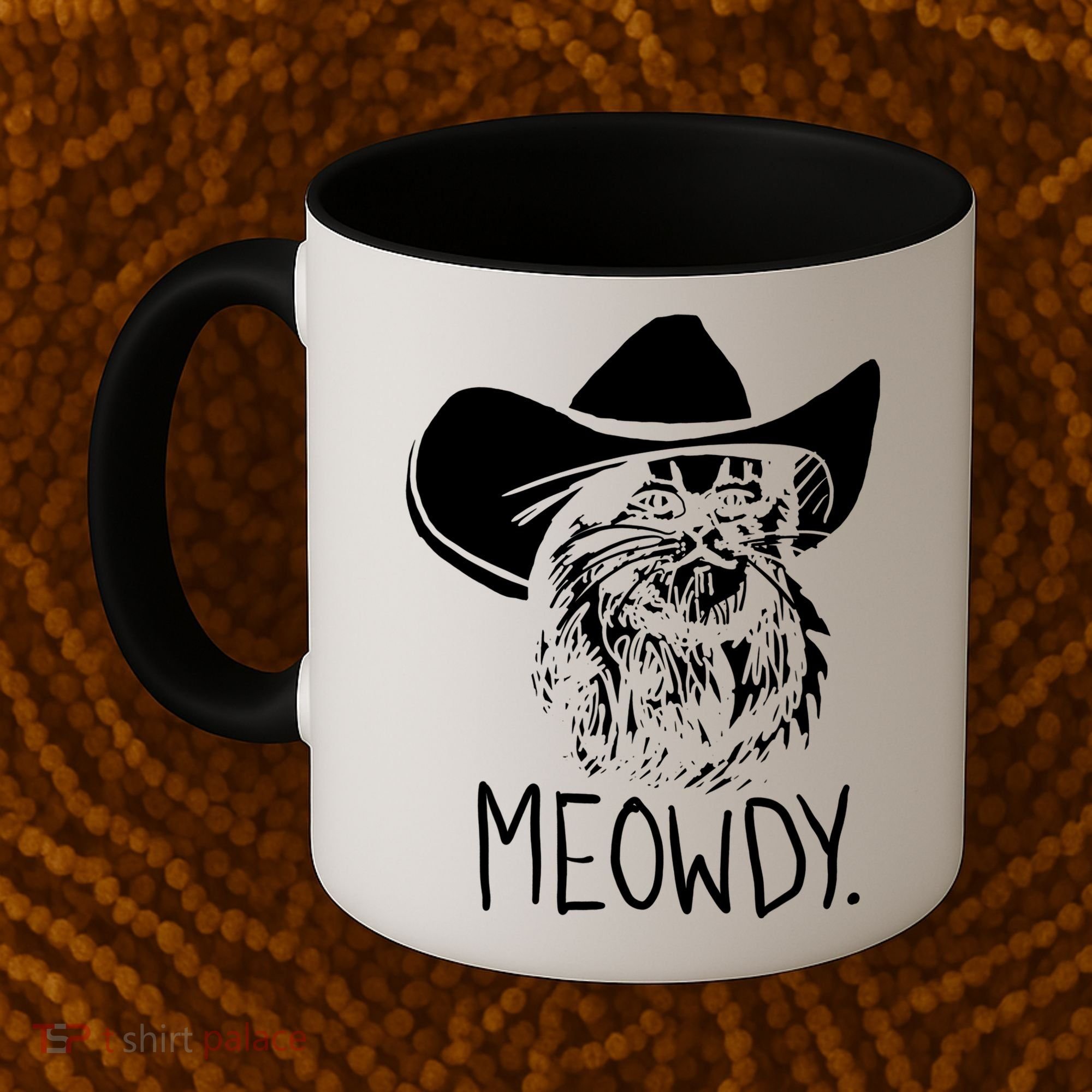 Meowdy Texas Cat Meme TShirt Coffee Mug