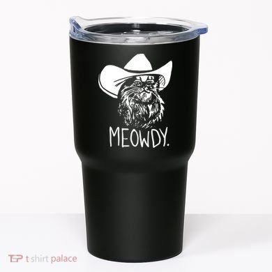 Meowdy Texas Cat Meme TShirt Tumbler