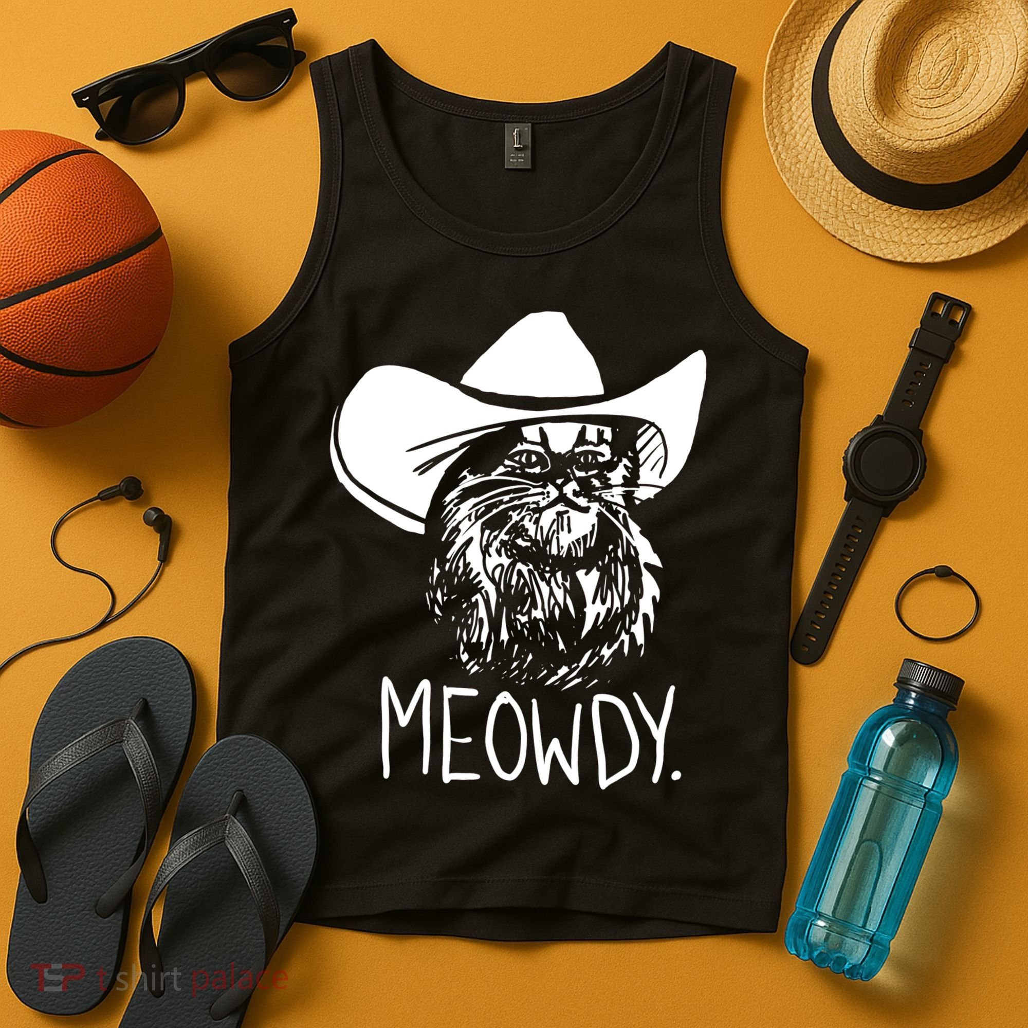 Meowdy Texas Cat Meme TShirt Tank Top