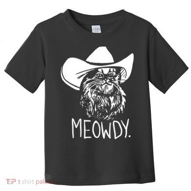 Meowdy Texas Cat Meme TShirt Toddler T-Shirt
