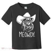 Meowdy Texas Cat Meme TShirt Toddler T-Shirt thumb 0