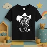 Meowdy Texas Cat Meme TShirt Toddler T-Shirt thumb 3