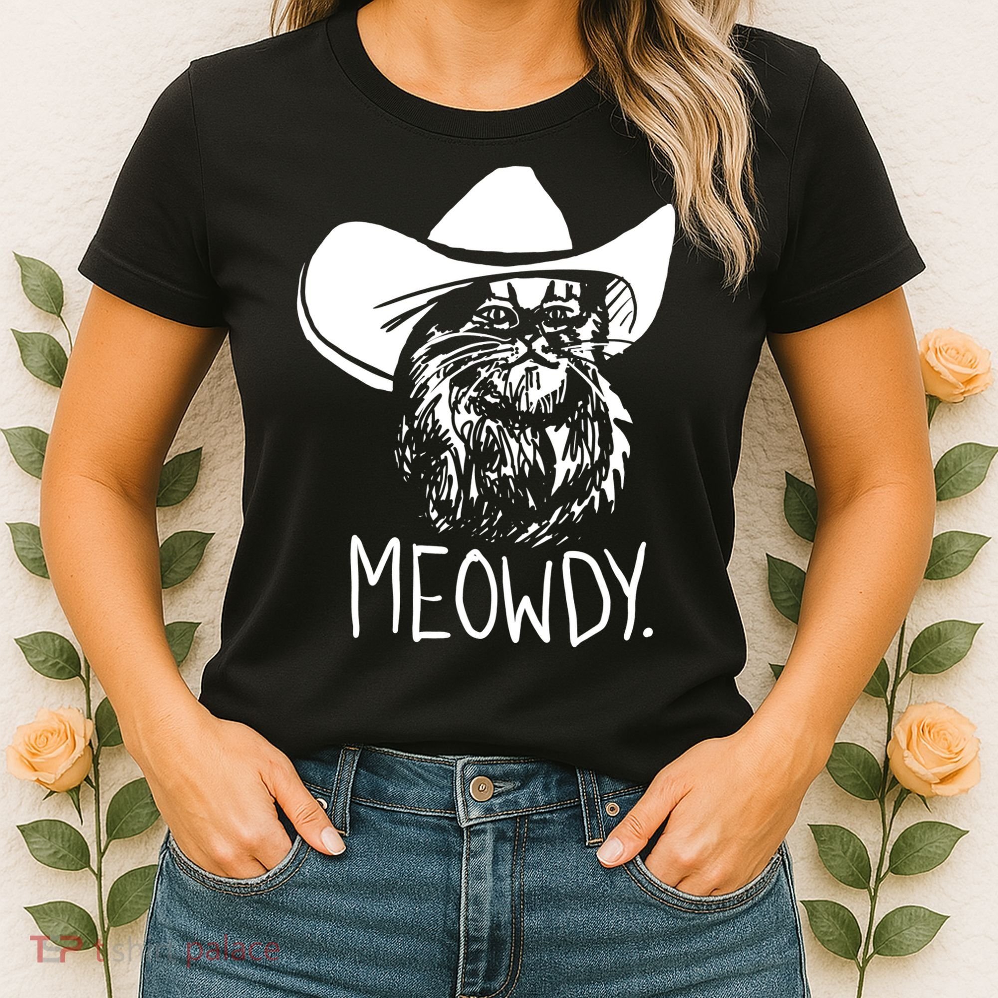 Meowdy Texas Cat Meme TShirt Women's T-Shirt