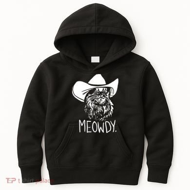 Meowdy Texas Cat Meme TShirt Kids Hoodie