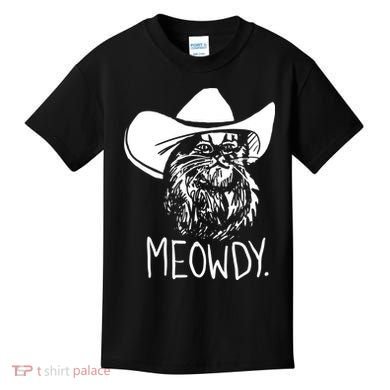 Meowdy Texas Cat Meme TShirt Kids T-Shirt