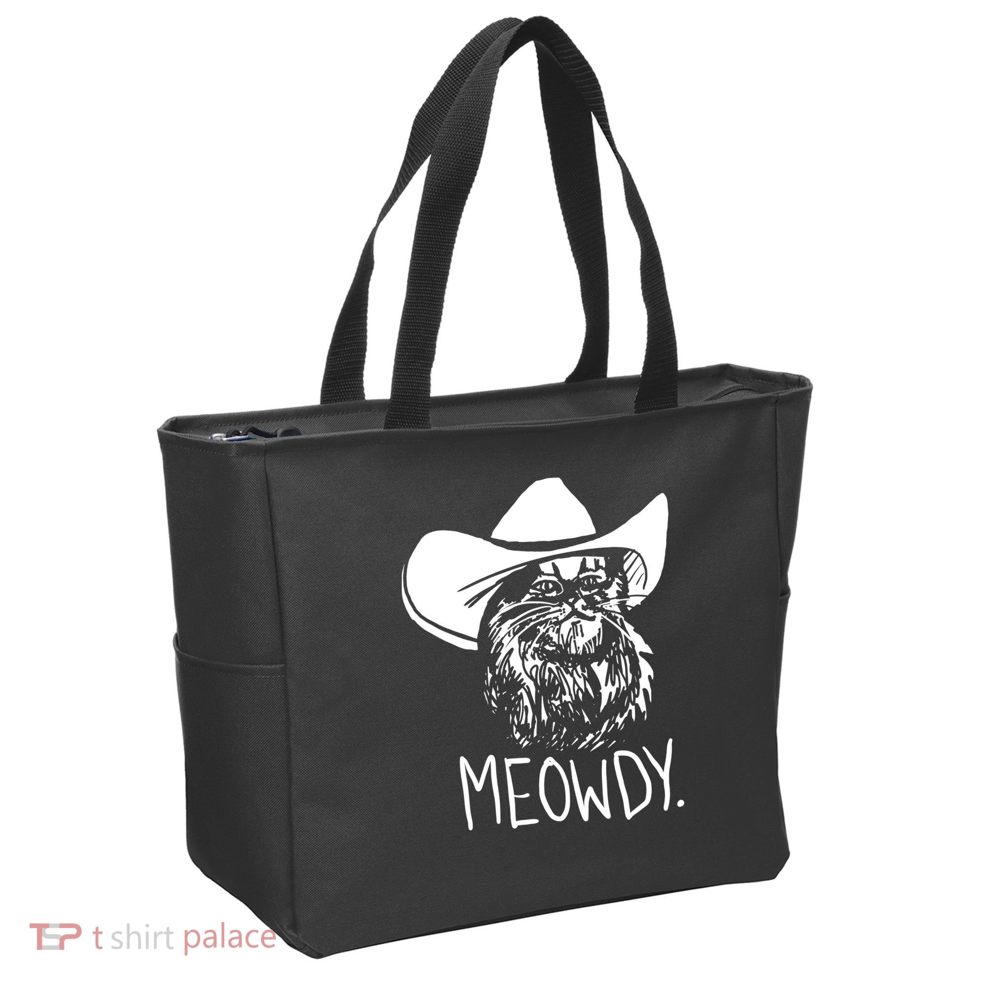 Meowdy Texas Cat Meme TShirt Tote Bag