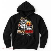 Mamasaurus Trex Dinosaur Mama Gifts For Mom Mothers Day Hoodie thumb 0