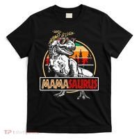 Mamasaurus Trex Dinosaur Mama Gifts For Mom Mothers Day T-Shirt thumb 0