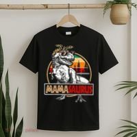 Mamasaurus Trex Dinosaur Mama Gifts For Mom Mothers Day T-Shirt thumb 2