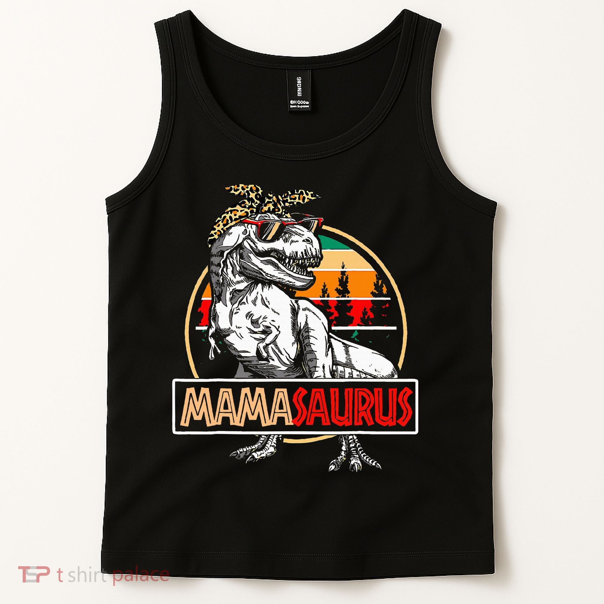Mamasaurus Trex Dinosaur Mama Gifts For Mom Mothers Day Tank Top