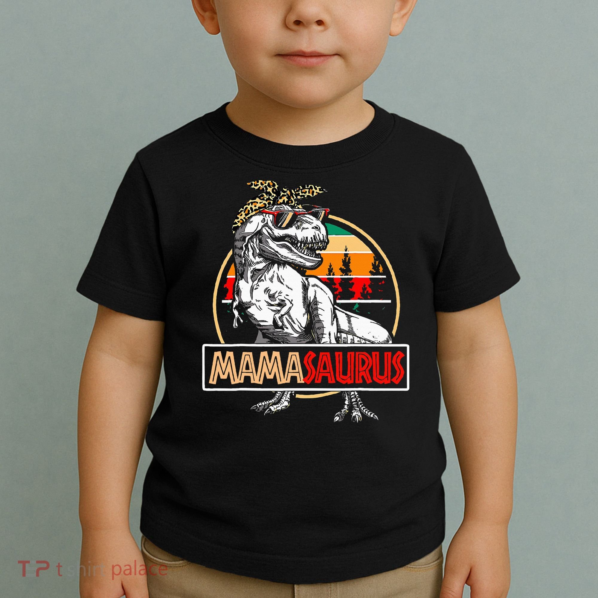Mamasaurus Trex Dinosaur Mama Gifts For Mom Mothers Day Toddler T-Shirt