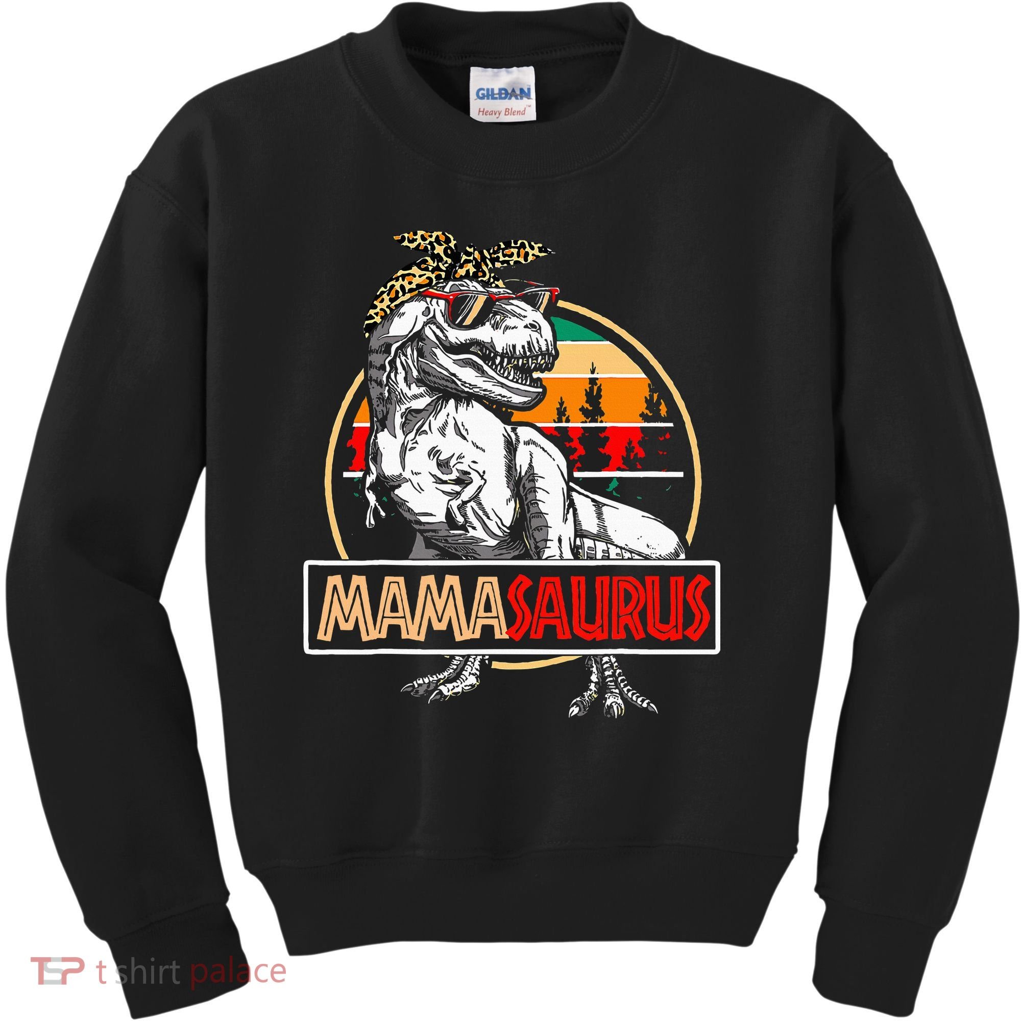 Mamasaurus Trex Dinosaur Mama Gifts For Mom Mothers Day Kids Sweatshirt