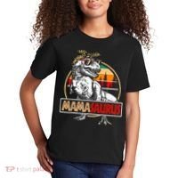 Mamasaurus Trex Dinosaur Mama Gifts For Mom Mothers Day Kids T-Shirt thumb 2