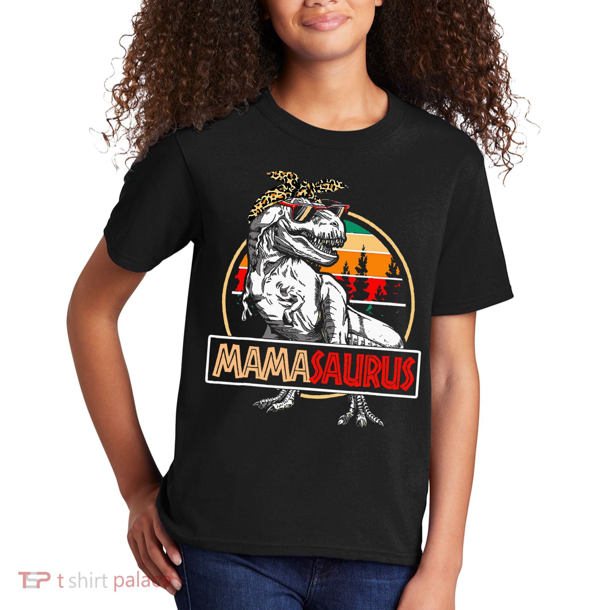 Mamasaurus Trex Dinosaur Mama Gifts For Mom Mothers Day Kids T-Shirt