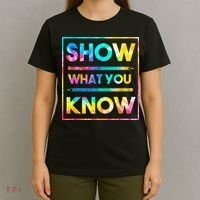 Motivational Testing Day Shirt Teacher Show What You Know T-Shirt thumb 4