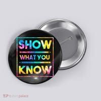 Motivational Testing Day Shirt Teacher Show What You Know Button thumb 0