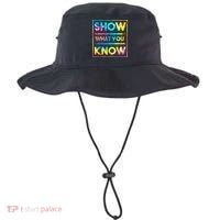 Motivational Testing Day Shirt Teacher Show What You Know Bucket Hat thumb 0
