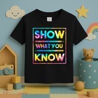 Motivational Testing Day Shirt Teacher Show What You Know Toddler T-Shirt thumb 3