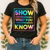 Motivational Testing Day Shirt Teacher Show What You Know Women's T-Shirt thumb 2
