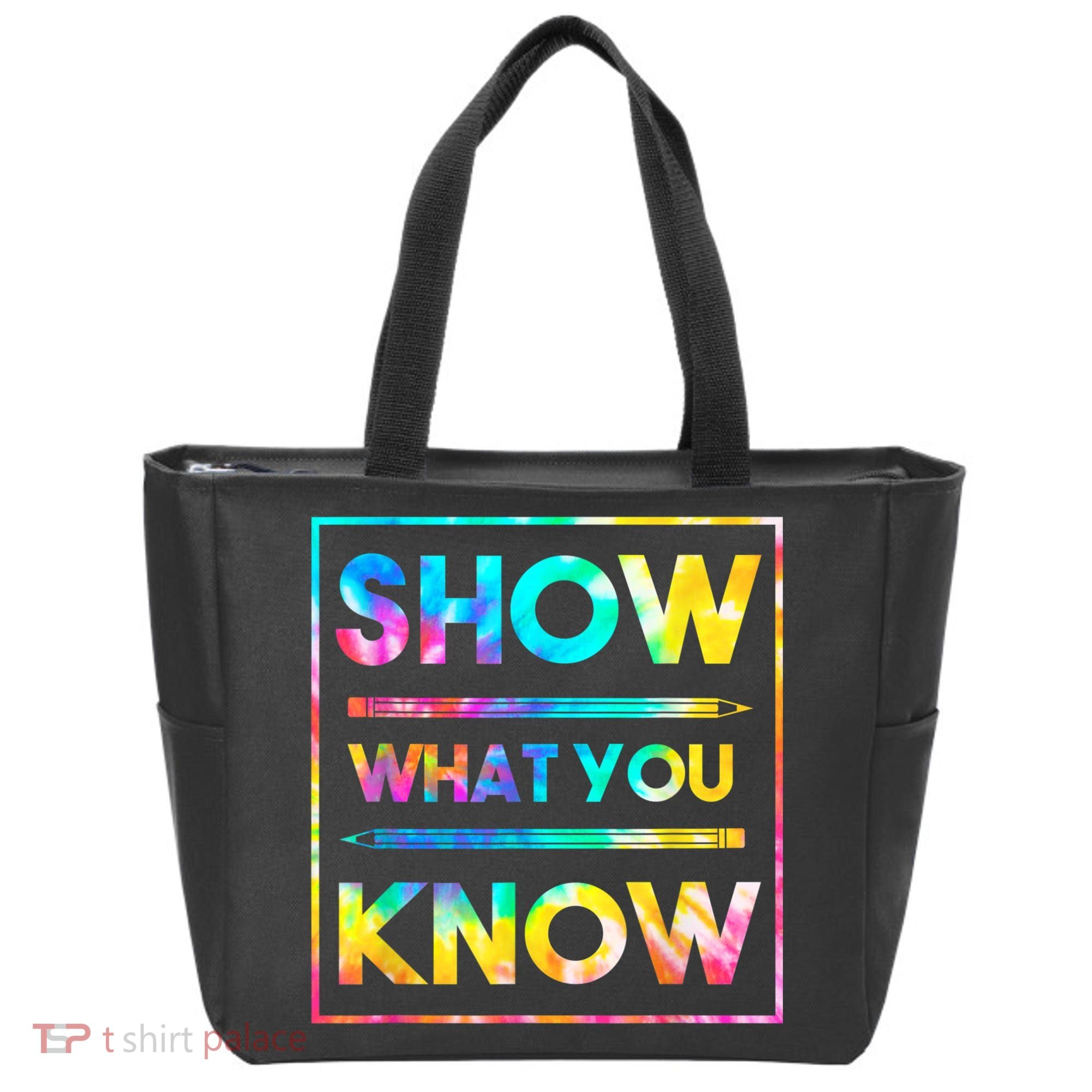 Motivational Testing Day Shirt Teacher Show What You Know Tote Bag