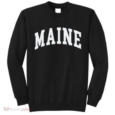 Maine Throwback Design Classic Sweatshirt