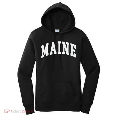 Maine Throwback Design Classic Women's Hoodie