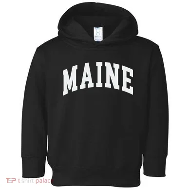 Maine Throwback Design Classic Toddler Hoodie