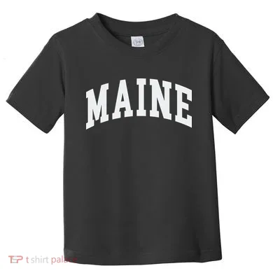 Maine Throwback Design Classic Toddler T-Shirt